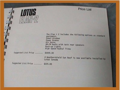 Price $ CDN 1970 Lotus Plus 2.jpg and 